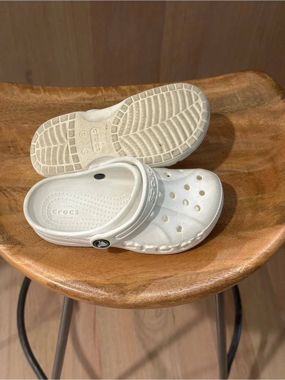 CROCS Kids Classic Clog - White